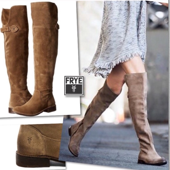 Frye Shoes - FRYE SHIRLEY OTK WESTERN LEATHER RIDING BOOTS SZ 8